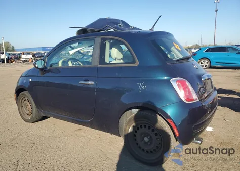 2013 Fiat 500 Pop from USA, damaged, VIN 3C3CFFAR9DT684619